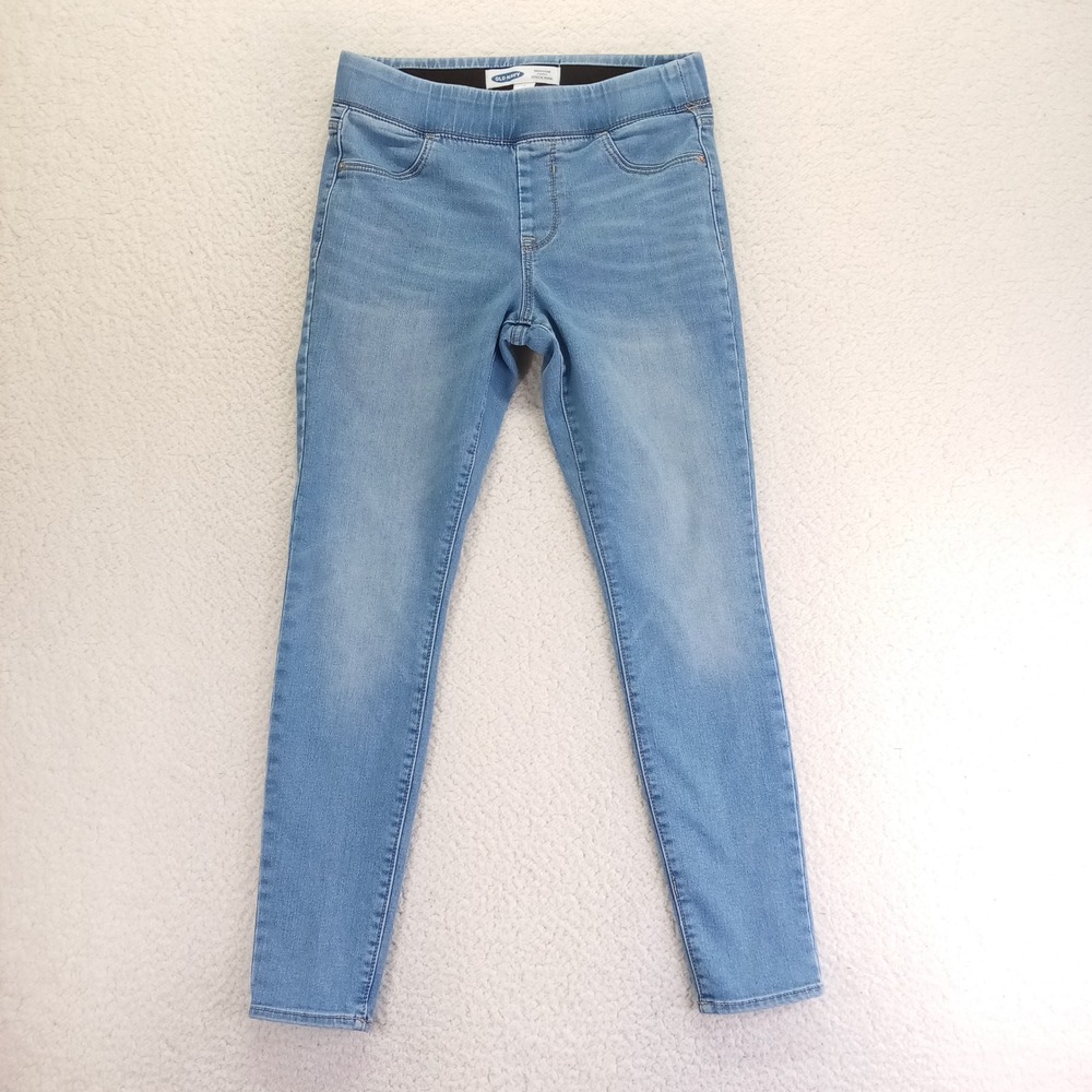 Old Navy Rockstar Jeggings Womens 6 Light Wash Built-In Warm‎ Skinny Blue Jeans